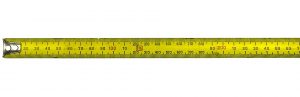 a measuring tape