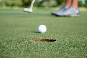 Things to do in Palm Bay FL- a golf court and a golf ball