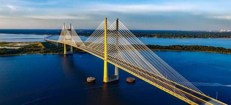 A bridge which you can see in Florida after hiring one of the finest local movers Orlando has.
