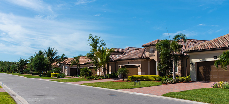 residential area in Palm Beach