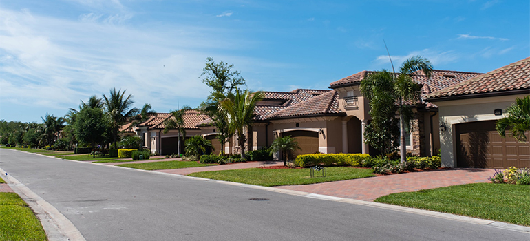 residential area in Florida