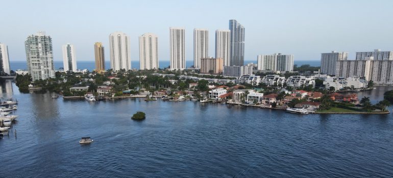 An aerial picture of North Miami.