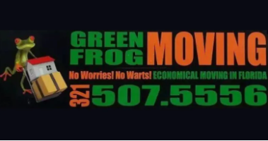 Green Frog Moving company logo