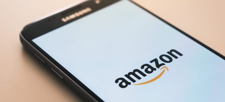 Amazon app on a mobile phone