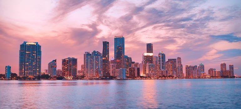 sunset in the Magic City will make you forget the cost of living in Miami
