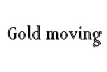 Gold moving company logo